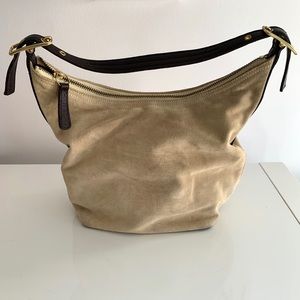 COACH suede hobo